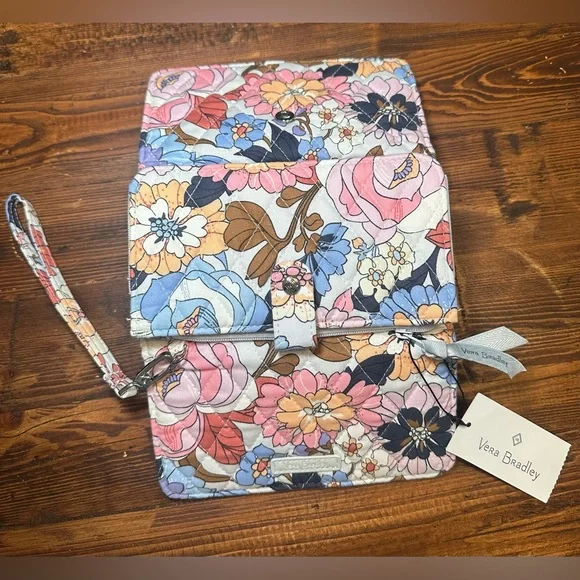 Vera Bradley Wristlet Floral Smartphone Wallet Organizer‎ Clutch NWT. - Picture 4 of 9